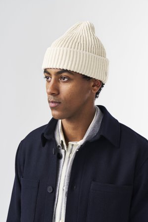 NN.07 Jacobo 6470 Beanie Male White Cotton
