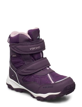 Beito Warm Gtx 2V Snørestøvletter Støvletter Lilla Viking*Betinget Tilbud