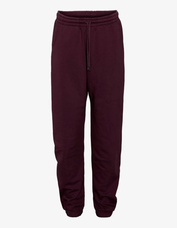 Organic Sweatpants - Oxblood Red - XS