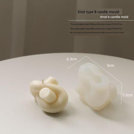 Ljusformar Ljus Stearinljus Diy Gjutformar I Silikonform Lz22072 Liten Repknut B