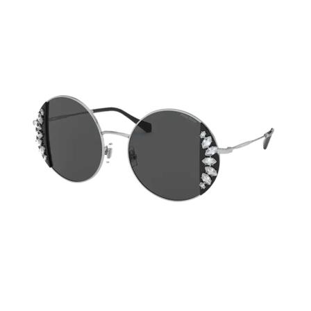 Miu Miu, Sunglasses MU 57Vs 01E5S0 Czarny, Kobieta, Rozmiar: ONE Size
