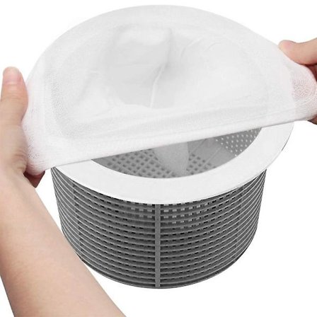 20 Stycken Pool Skimmer Strumpor Skummare Pool Skimmer Socks Filter Savers Tygfilter Korg Tubformad Liner..