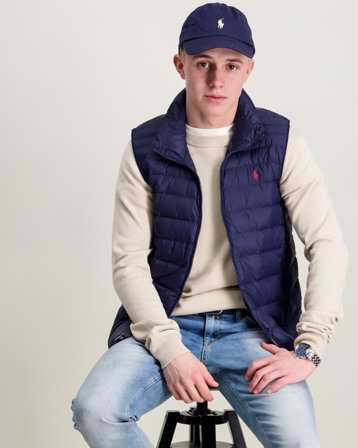 Polo Ralph Lauren P-Layer 2 Packable Quilted Vest Blauw Vesten Jongens - Kids Brand Store