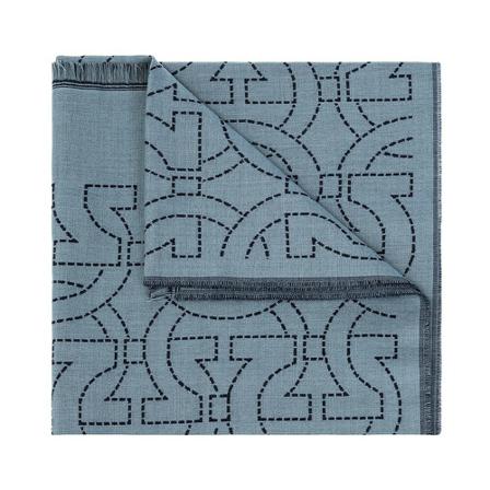 Salvatore Ferragamo, Scarf Blauw, Heren, Maat:ONE Size