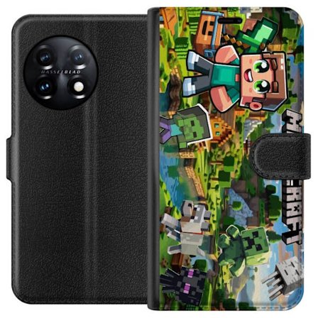 Kompatibelt Lommeboketui til OnePlus 11R Lady Gaga The Fame svartvit portrett med store solbriller i minimalistisk pop estetikk