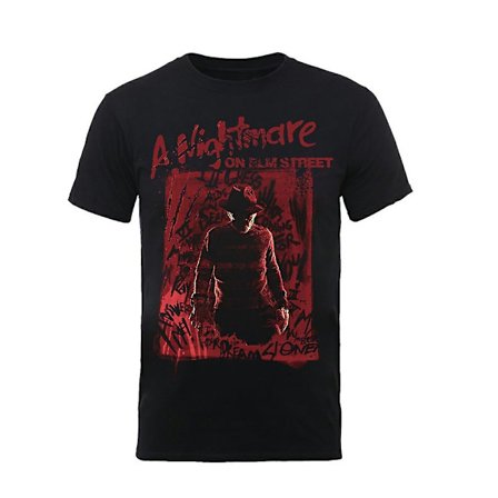 Mardröm på Elm Street Freddy Silhouette T-shirt