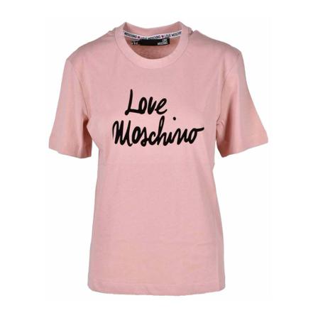 Love Moschino, Tops Roze, Dames, Maat:M,Katoen
