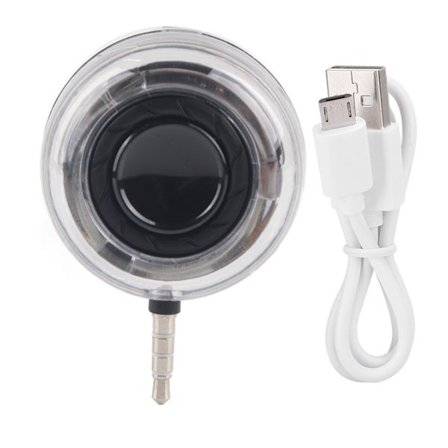 Bærbar minihøjttaler med 3,5 mm stik, håndfri højttalere, lydmusikafspiller til telefon og computer