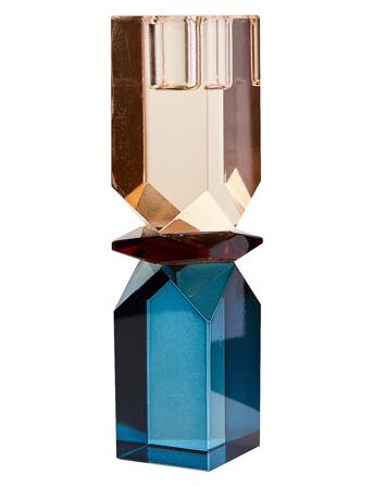 Crystal Candle Holder Home Decoration Candlesticks & Lanterns Candlesticks Blue C'est Bon