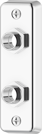 FM Mattsson S600048 Väggbricka med väggtätning, lekande nippel 16 mm, Badrum