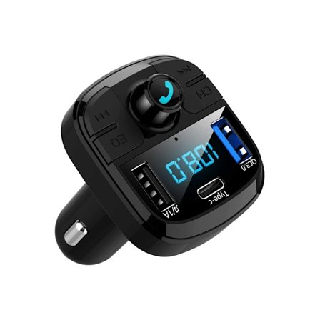 Bluetooth Bil FM-sändare Trådlös Bluetooth 5.0 Bilradioadapter Bilsats