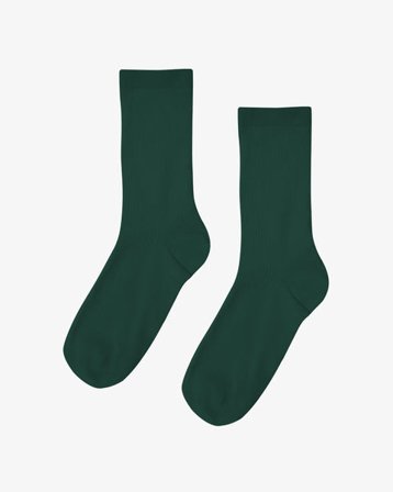 Women Classic Organic Sock - Emerald Green - Female - 36-40