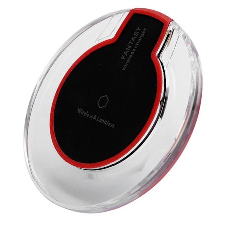 Trådløs lader ladestasjon for iPhone/Samsung Galaxy/Sony-telefon