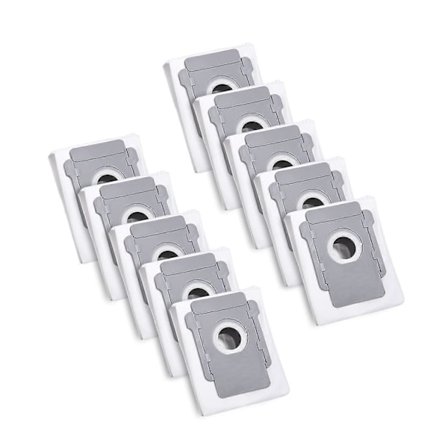 10 Støvsugerposer for iRobot Roomba i7 i7+ i3 i3+ i4 i4+ i6 i6+ j7 j7+ i8 i8+S9 S9+ E5 E6 E7 Clean Base, Erstatningsstøvpose for tilbehør