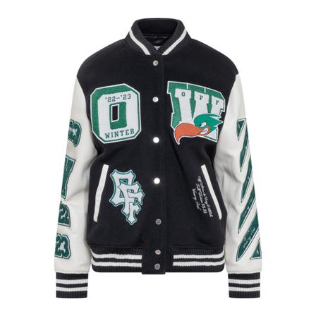 Off White, Bomber Jackets Czarny, Kobieta, Rozmiar: S