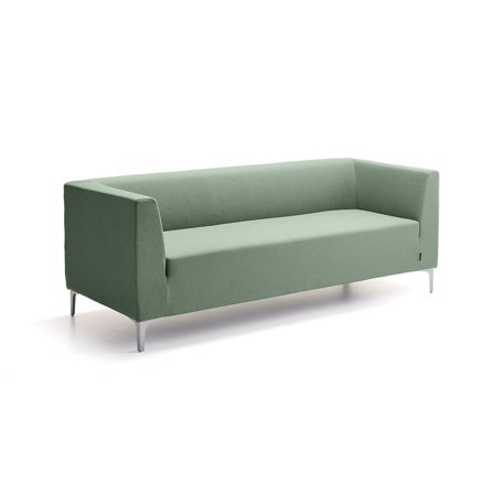 3-personers sofa CASUAL, stof CURA, mørkegrøn