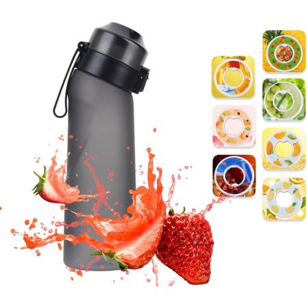 650ml Sports Vandflaske med 7 Smagspods, BPA Fri Starterpakke Drikkflasker