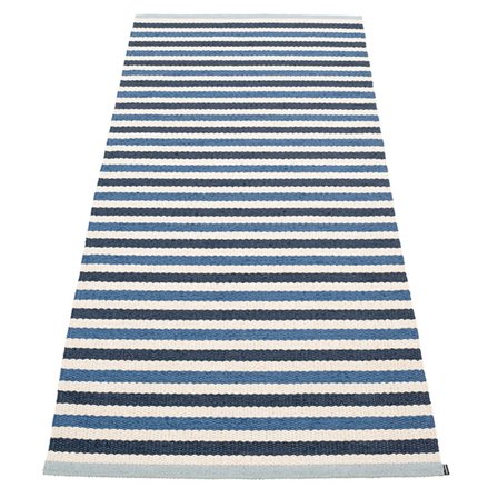 Pappelina Teo gulvteppe 85 cm x 200 cm, denim/blue/vanilla