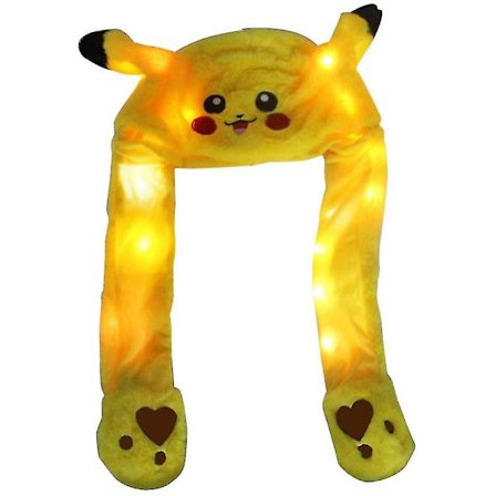 Ørehatt-leketøy bursdagsgave med bevegelige ører Push Up Animal H