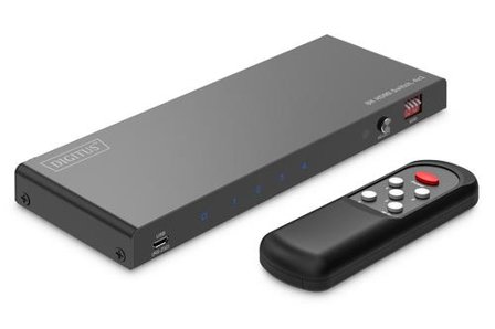 Digitus 8K HDMI SWITCH 4X1 8K/60HZ (4:4:4)EDID CONTROL