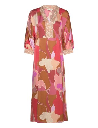 Amalia Dress Maxikjole Festkjole Rosa ODD MOLLY*Betinget Tilbud