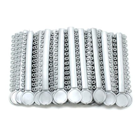 Ortodontiske Ligaturbånd Flerfarvede Tandlæge Ligatur Elastiske Gummibånd til Bøjler Beslag (FMY)