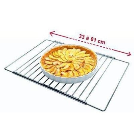 Universelt ovngitter, kan trækkes ud fra 33 cm til 61 cm.