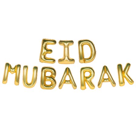 Eid Mubarak Ballonggirlang Guld