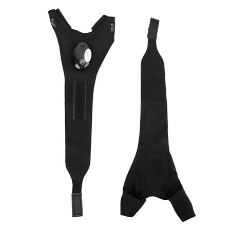 1 par LED-handskar ficklampa batteridriven halvfinger handsfree-handskar för fiske vandring camping svart