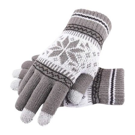 Touch Gloves Winter Pattern