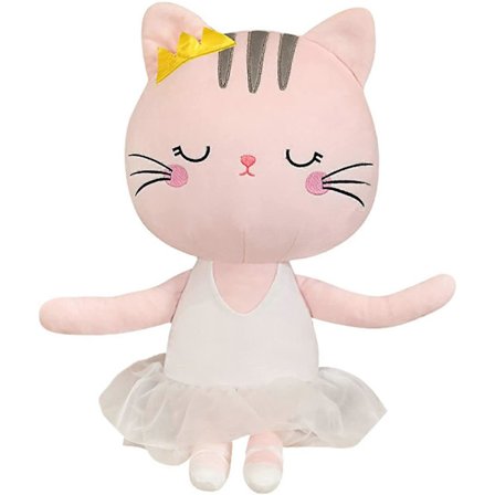 Ballerinadockor Plysch Katt Gosedjur Leksaker Balett Dansuppvisning Presenter till Flickor 34 cm