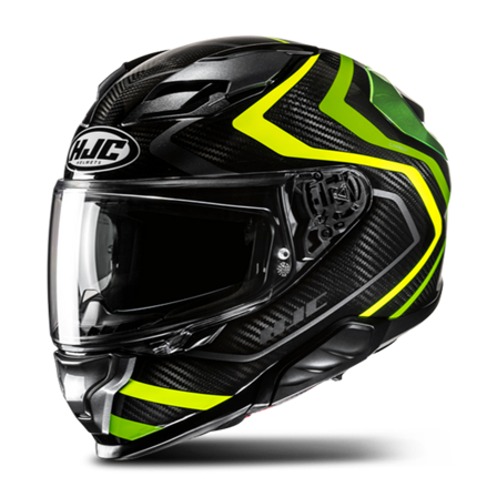 Casco Integrale HJC F71 Carbon Nero/Giallo M