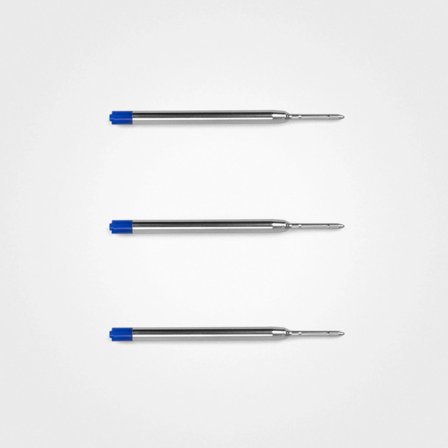 Humanium Pen Refill Sustainable Blue Ink 3-Pack Pen Refill | agood