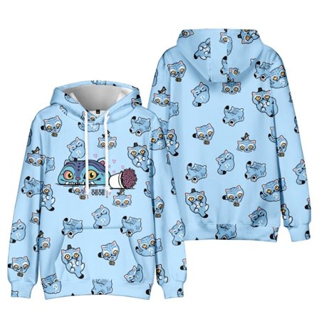 KPop Demon Hunters Hættetrøje 3D Print Pullover Hættetrøje til Mænd Kvinder