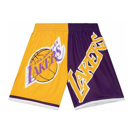 Mitchell & Ness, Training Shorts Geel, Heren, Maat:M