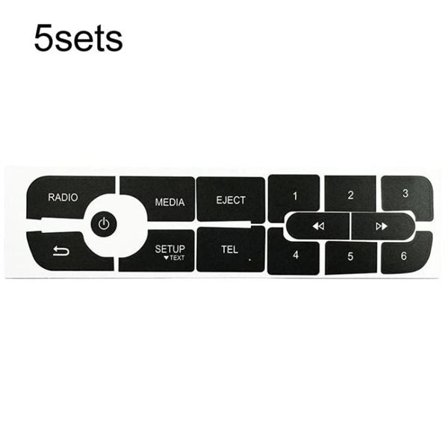 Mærkater til mediekonsol til Renault Megane / Master / Scenic