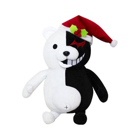Danganronpa: Trigger Hap Plysdukke Legetøj Sort Hvid Bjørn Plysdukke Legetøj 25cm/35cm Juledukke Gaver