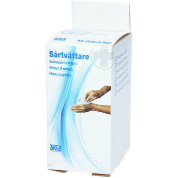 Sårvask Serviett 40-Pakk