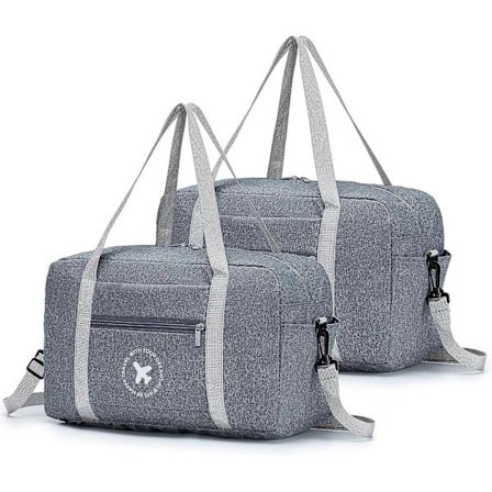 Ryanair-matkalaukku, 40x20x25, 2 kpl, taitettava matkalaukku, vedenpitävä viikonloppulaukku, kevyt käsimatkatavara, olkahihnalla