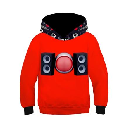 Skibidi Toalett-TV-personlighet Cosplay Barn Hoodie -a Style 1 XS