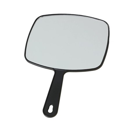 Stort Håndspejl i Fuld Længde 10,2 Tommer Skønhedsspejl med Håndtag Høj Reflektion til Salon Hjemmebrug