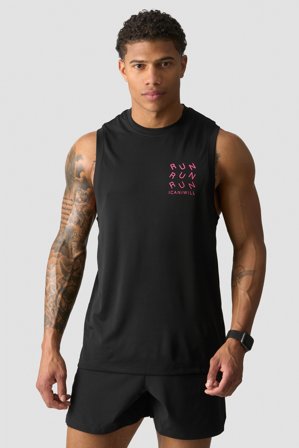 ICANIWILL - Mirage Mesh Tank Top Black - Träningslinne - Herr - Träningskläder från ICIW