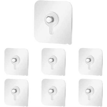 10 stk. selvklæbende fotokroge, ikke-mærkende klæbende fotokroge