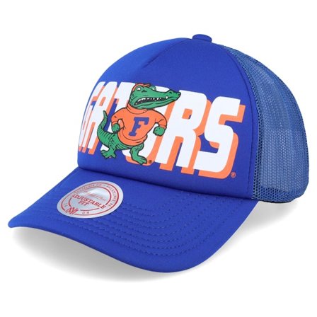 Mitchell & Ness - Azul trucker Gorra - Florida Gators Billboard Blue Trucker @ Hatstore