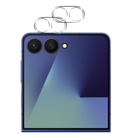 Skydd för kamera till Samsung Galaxy Z FLIP 7 [Paket med 2] Härdat glas bakre kamerafilm skydd Phonillico