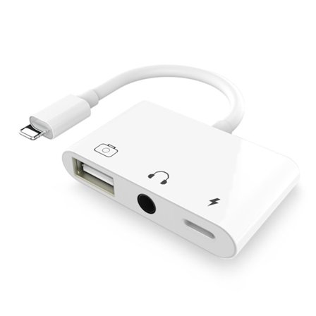 Lightning USB OTG Audio Adapter 3-i-1 USB Læser Adapter USB Adapter