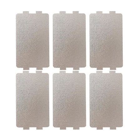 6 stk. Mikrobølgeovn Plade Dæksel Mikrobølgeovn Dele Ovn Bølgeguide Dæksel Mikrobølgeovn Crisper Plader C[C]