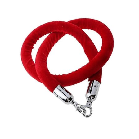 1,5 m Sammet Rep Kö Kontroll Stolpe Kölinje Barriär