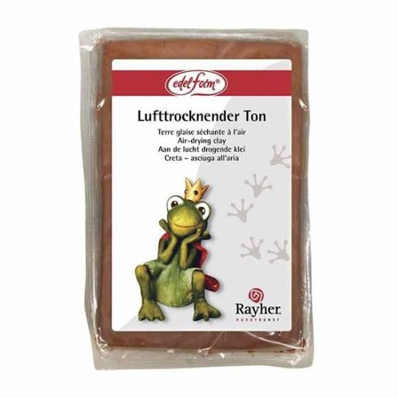 Lera som torkar i luften, 500g, mörkbrun