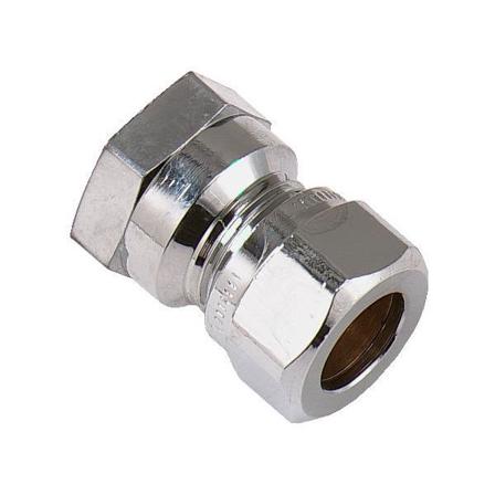 Vatette FG033043520 Klemringkobling rett, forkrommet Tilkobl.15 (1/2") 35 mm, Installasjon